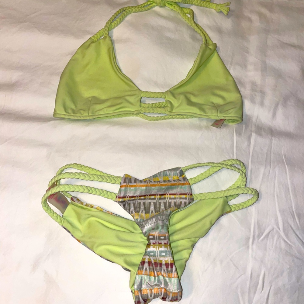 Beach Babe Bikini green xs